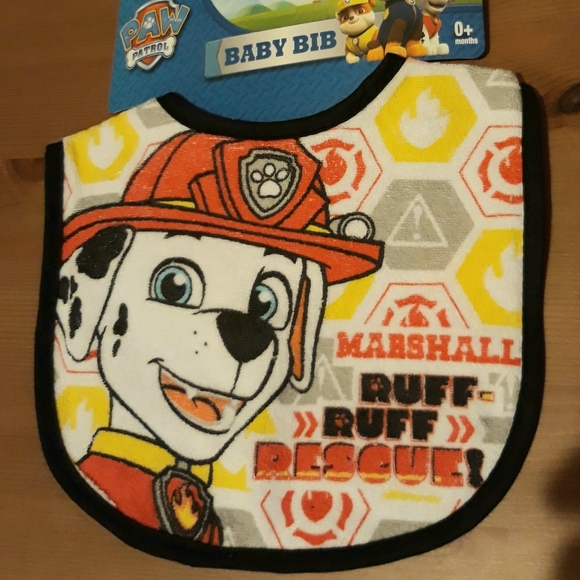 Paw Patrol 3-pack infant baby terry cloth bibs - Picture 6 of 7